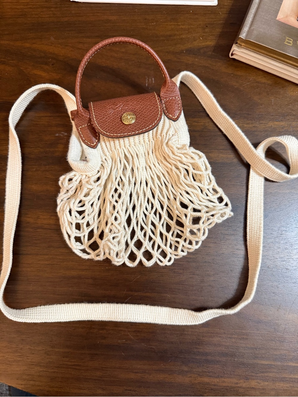 Longchamp LE PLIAGE FILET XS MESH BAG pre-owned